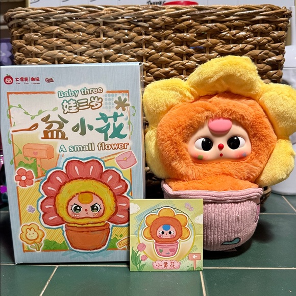 Baby Three Other - Baby Three A Small Flower Sunflower